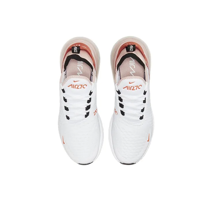 Nike Air Max 270 White Burnt Sunrise Women's-3