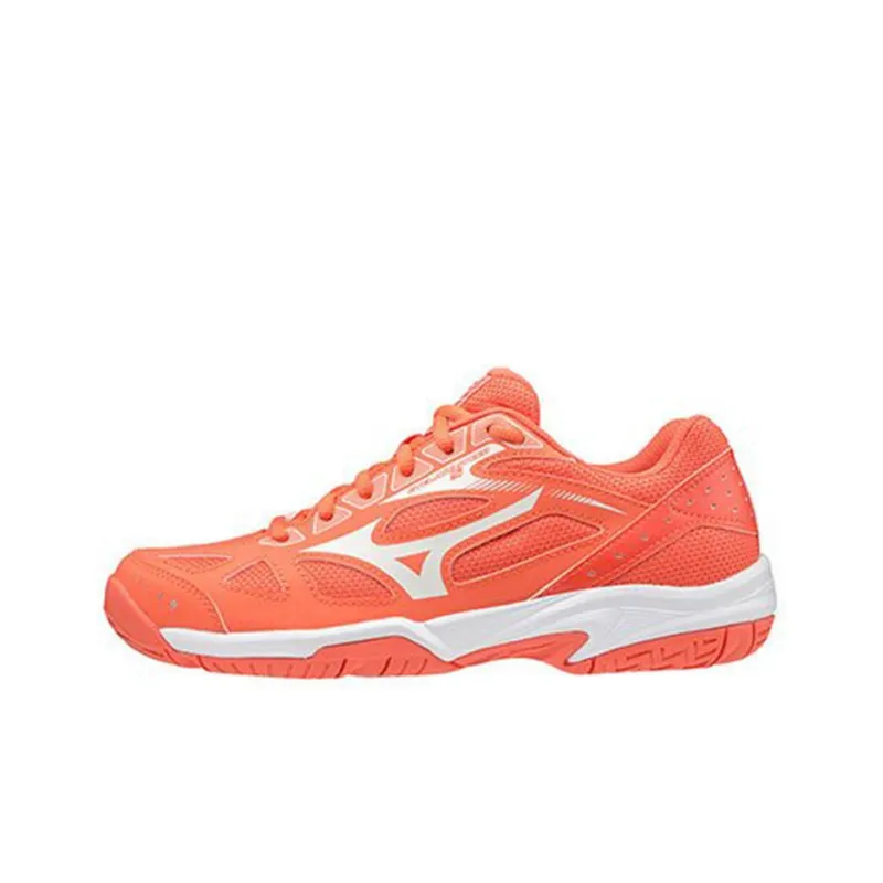 Mizuno Cyclone Speed 1 CN Low-Top Running Shoes Unisex White Orange-0