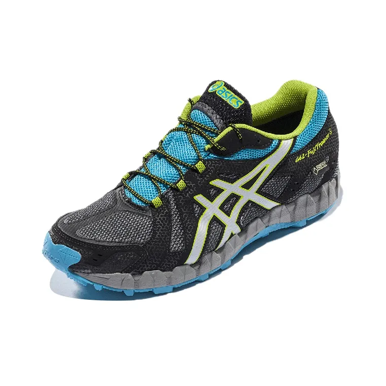 Asics Gel-Fuji Trainer 3 Anti-Slip Wear-Resistant Low-Top Running Shoes Men's Black Gray-1