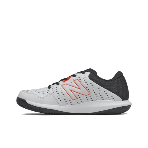 New Balance NB 696 Series Tennis Shoes Men Low-Top White/Pepper Red