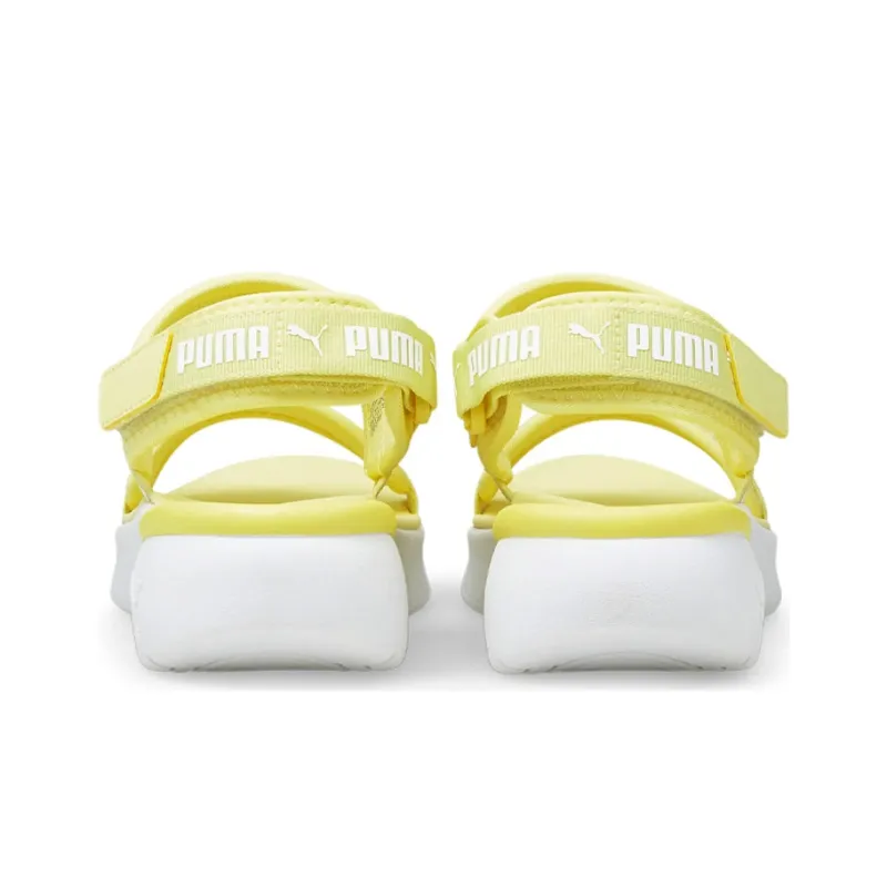PUMA Sportie Beach Sandals Women's Yellow White-3