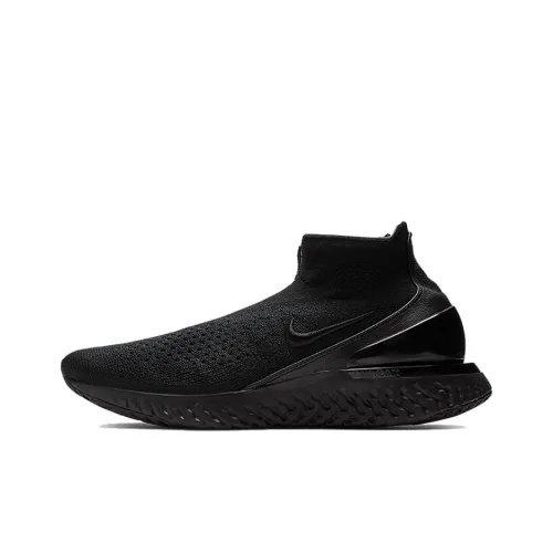 Nike Rise React Flyknit Triple Black