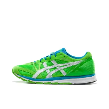 Asics Skysensor Glide 4 Low-Top Running Shoes Men's Green Silver