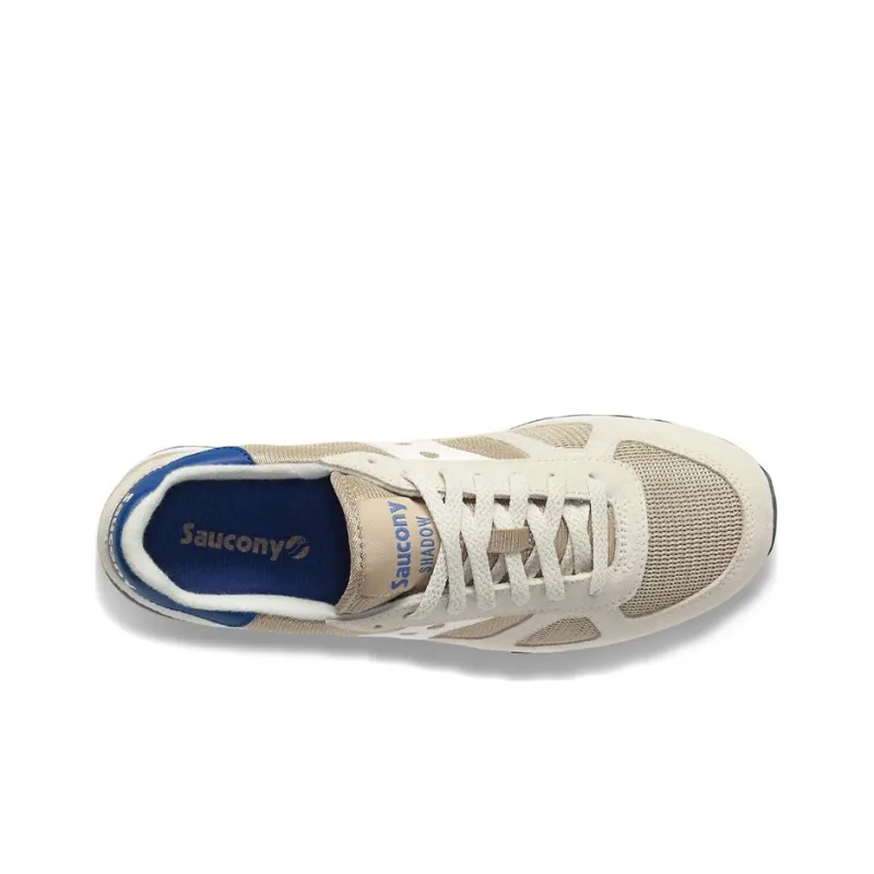 Saucony Shadow Shadow Original Low-Top Running Shoes Men's Khaki Blue Standard M-3
