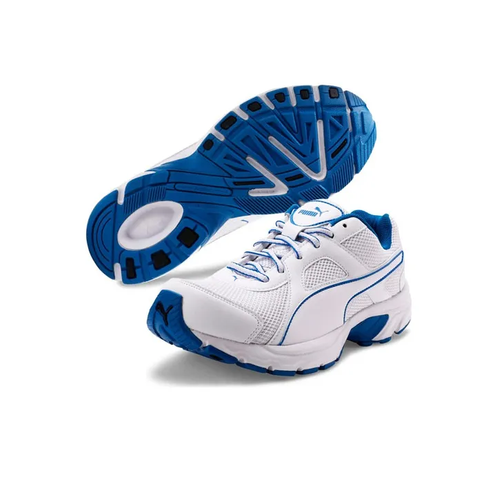 PUMA Hercules IDP Anti-Slip Wear-Resistant Low-Top Running Shoes Men's White Blue-2