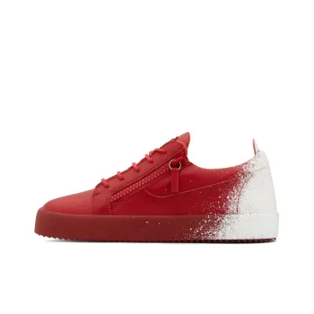 Giuseppe Zanotti/GZ Urchin Low-Top Stylish Skateboarding Shoes Men's Red White