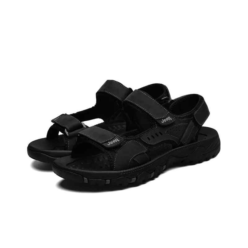 Jeep River Trekking Shoes Men's Black-3