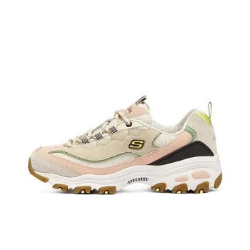 Skechers D'LITES 1.0 Cushioning Anti Slip And Wear Resistant Lightweight Support Low Top Casual Shoes Women's Coral