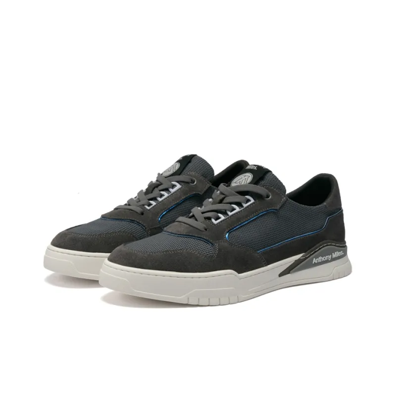 Anthony Miles Anthony Miller Low-Top Stylish Skateboarding Shoes Men's Blue-2