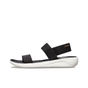 Crocs LiteRide Fashion Black Sandals Women's