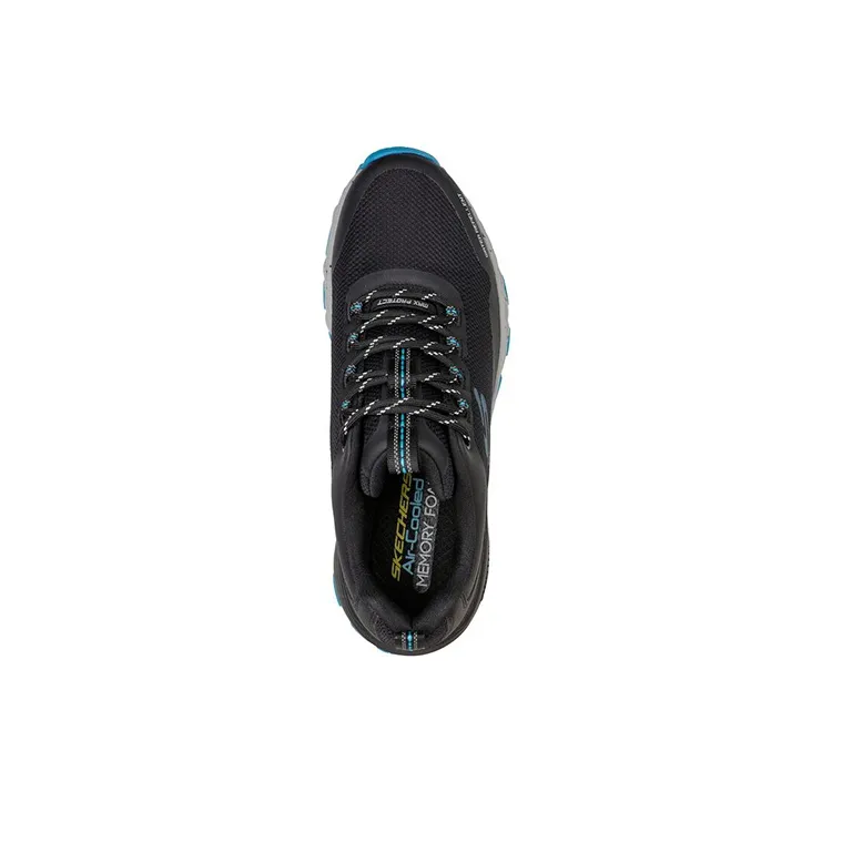 Skechers Max Protect Casual Shoes Men Low-Top Black/Blue-3