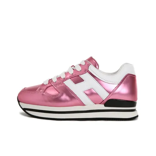 HOGAN H222 Casual Shoes Women's Low-Top Pink