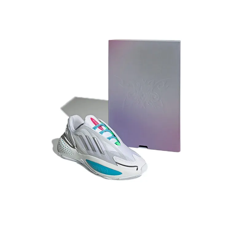 Adidas Ozrah Ruby 9100M Cloud White Silver Metallic Shock Pink-3