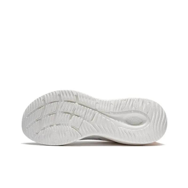 LINING Furious Rider 6.0 Essential Running Shoes Men Low Top Mist White/Fluorescent Mango Orange-5