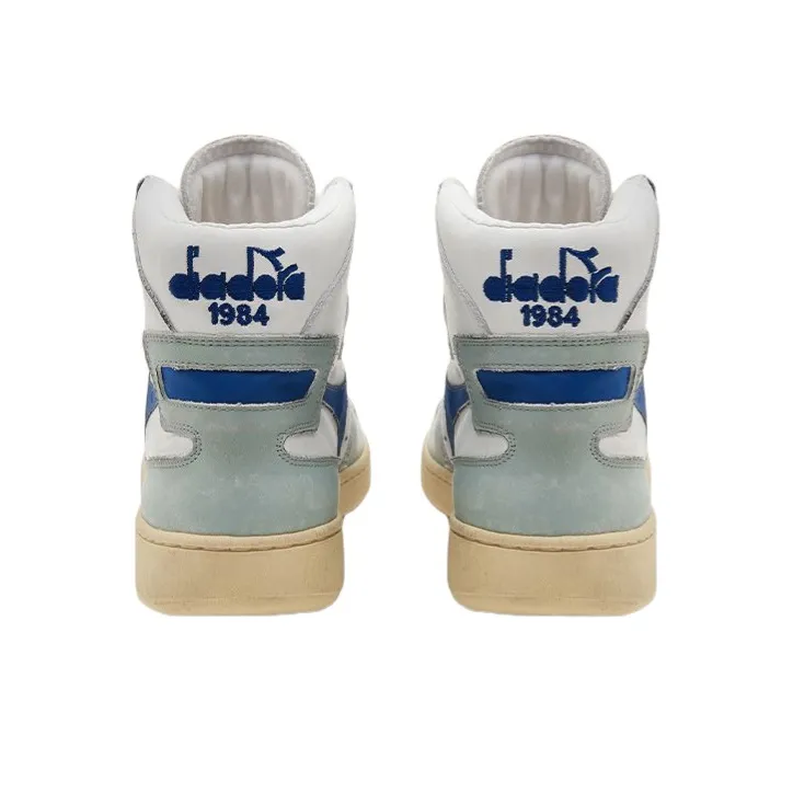 diadora Mi Basket High Used 'Grey Dark Antique Silver'-4