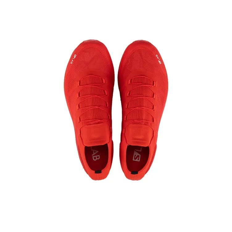 SALOMON Low Top Running Shoes Men's Red-3