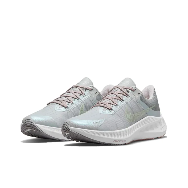 Nike Air Zoom Winflo 8 Premium 'Grey Fog Pale Coral' Women's-2