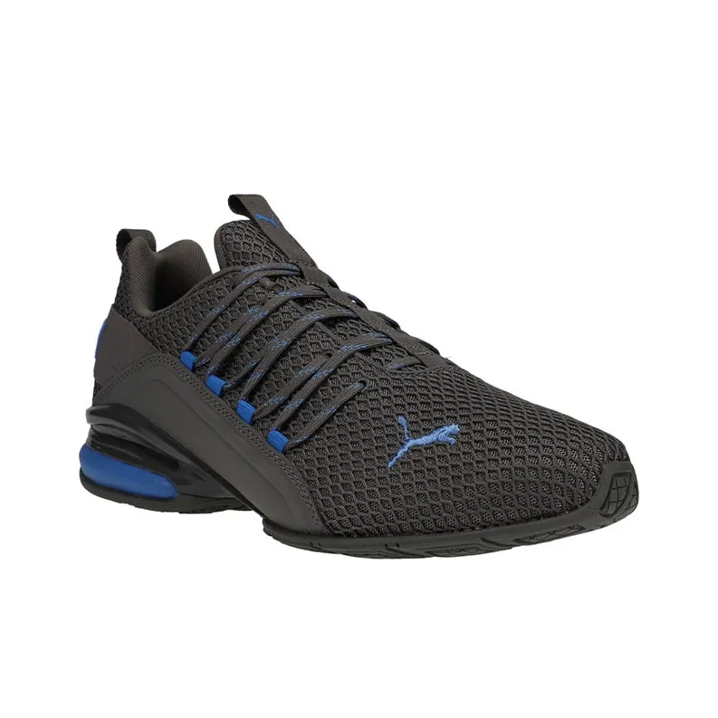 PUMA Axelion Slip-Resistant Lightweight Cushioning Low-Top Running Shoes Men's Black-2