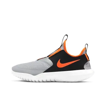 Nike Flex Runner 'Gray Black Orange' GS