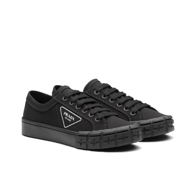 PRADA Gabardine Wheel Low 'Black'-2
