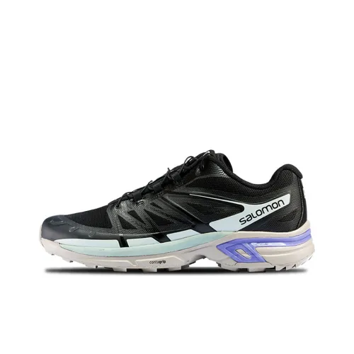 SALOMON XT-Wings 2 Black Khaki Aqua Grey Purple