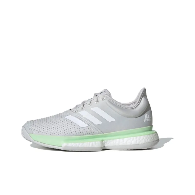 Adidas SoleCourt 'Glow Green' Women's-0