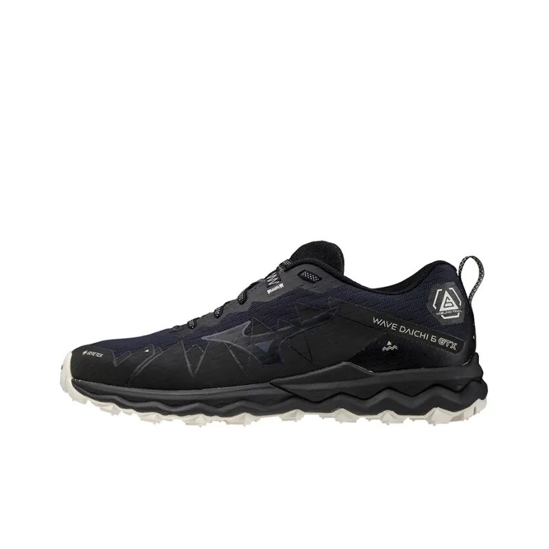 Mizuno Wave Daichi 6 Gt Anti-Slip And Wear-Resistant Breathable Low-Top Running Shoes Men's Black Blue-0