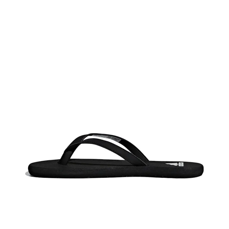 Adidas Eezay Flip Flops Stylish Black Slippers Women's-0