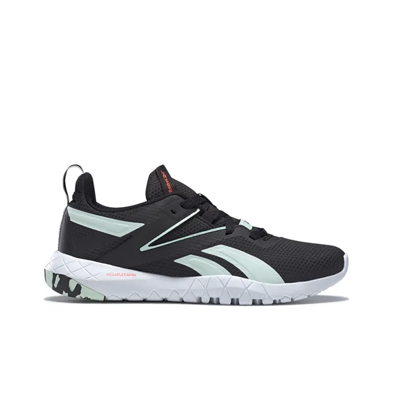 Reebok Mega Flexagon 'Black White Blue' Women's-1