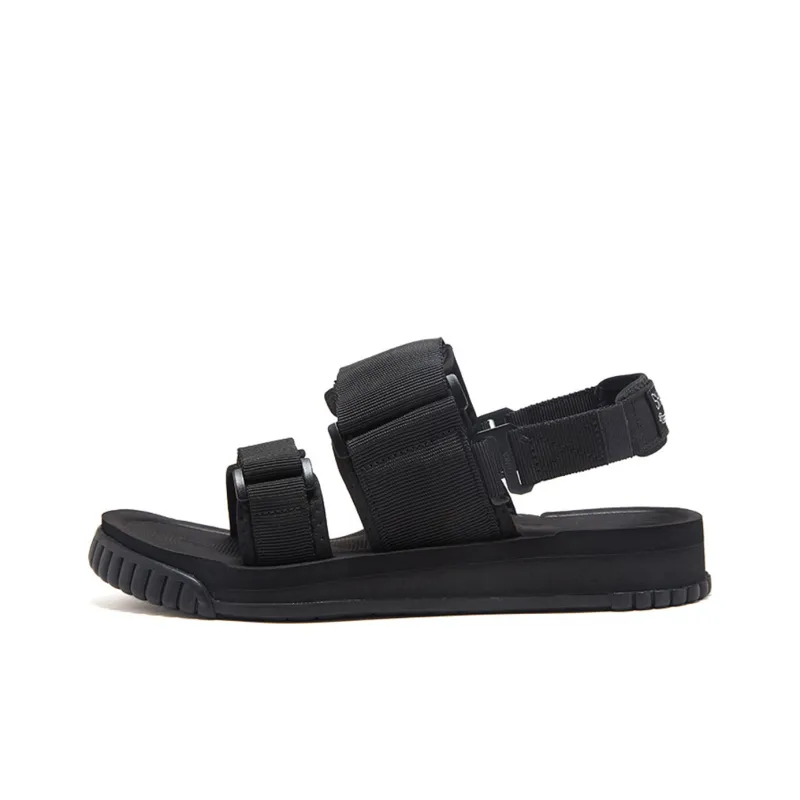 SHAKA Weekender Hook and Loop Beach Sandals Unisex Black-0