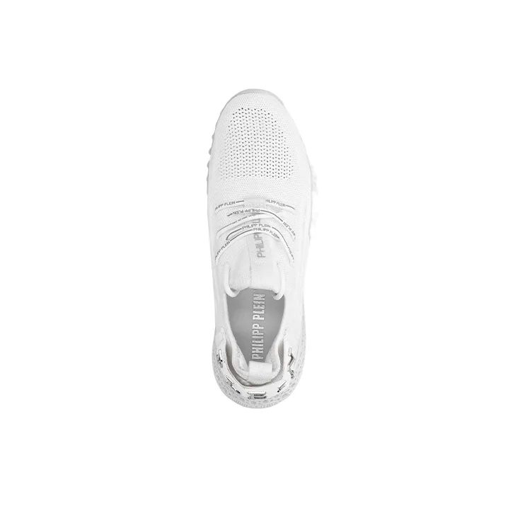PHILIPP PLEIN Iconic Plein Low Top Athletic Shoes Unisex White-3