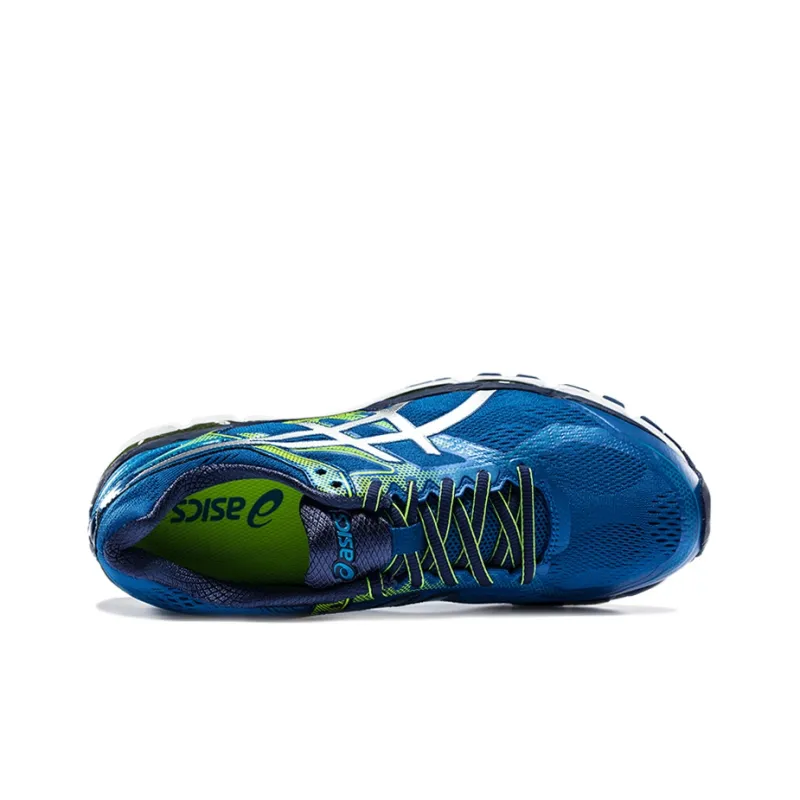 Asics Anti-Slip Wear-Resistant Low-Top Running Shoes Men's Blue-2