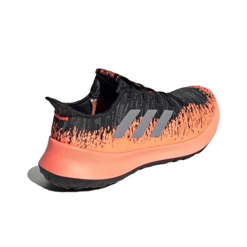 Adidas SenseBounce+ Wear-Resistant Low-Top Running Shoes Men's Orange Black-3