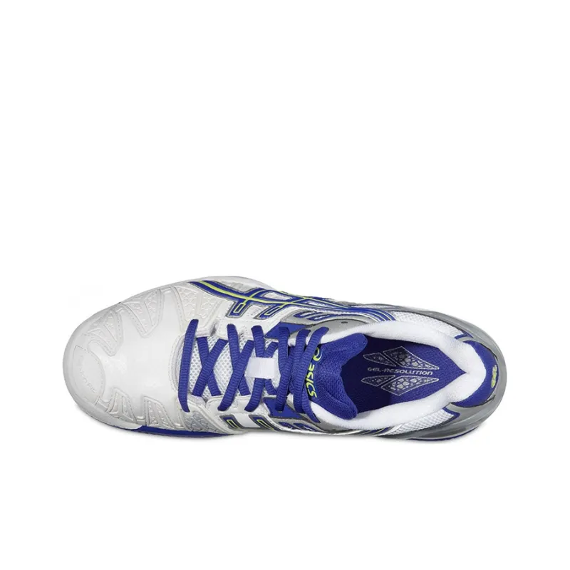 Asics Gel-Resolution 5 Wear-Resistant Slip-Resistant Low-Top Running Shoes Women's White Gray-2
