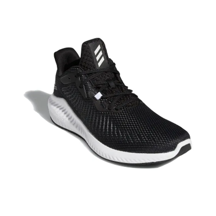 Adidas Alphabounce 3 'Black Silver White'-1