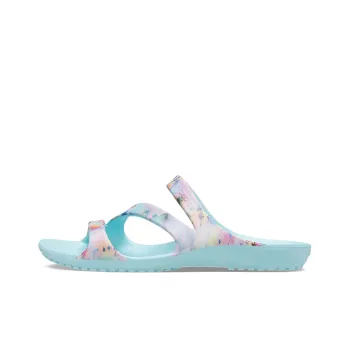 Crocs Kadee Slide Slippers Women's Glass Blue