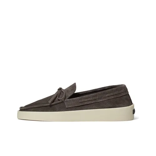 Fear Of God Zegna Suede Loafers Ermenegildo Zegna Grey