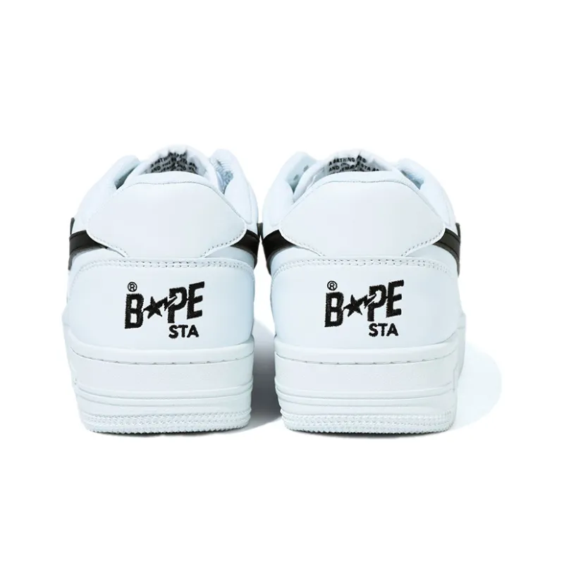 BAPE A BATHING APE Bape Sta Low M1 White Black-3