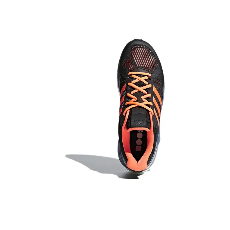 Adidas Supernova Series Running Shoes Men Low-Top Black/Orange-4