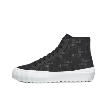 FENDI Ff Flash High Top Sneakers