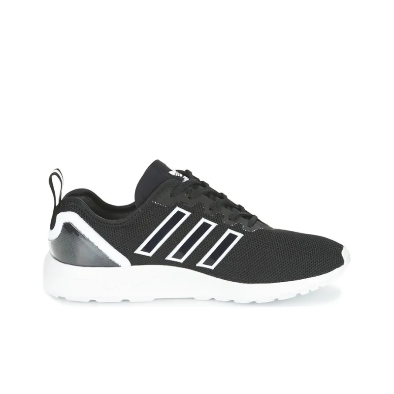 Adidas Originals Zx Flux Cozy Wear Resistant Running Shoes Black Unisex 'Black White'-1