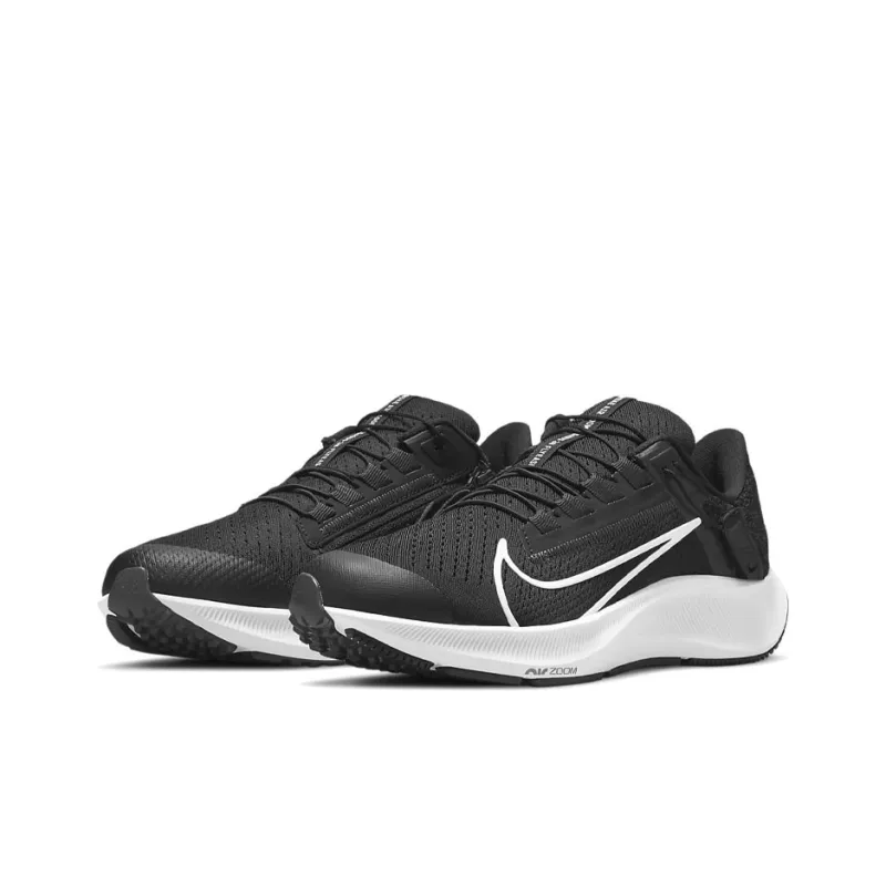 Nike Air Zoom Pegasus 38 FlyEase 'Black White' Women's-2