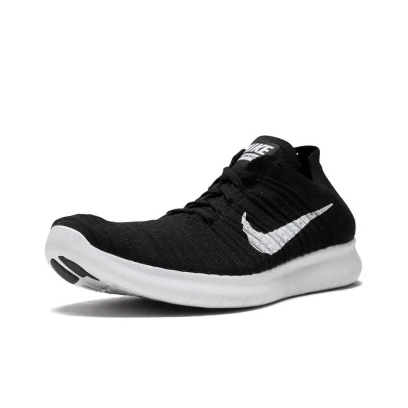 Nike Free Run Flyknit Black/White-1