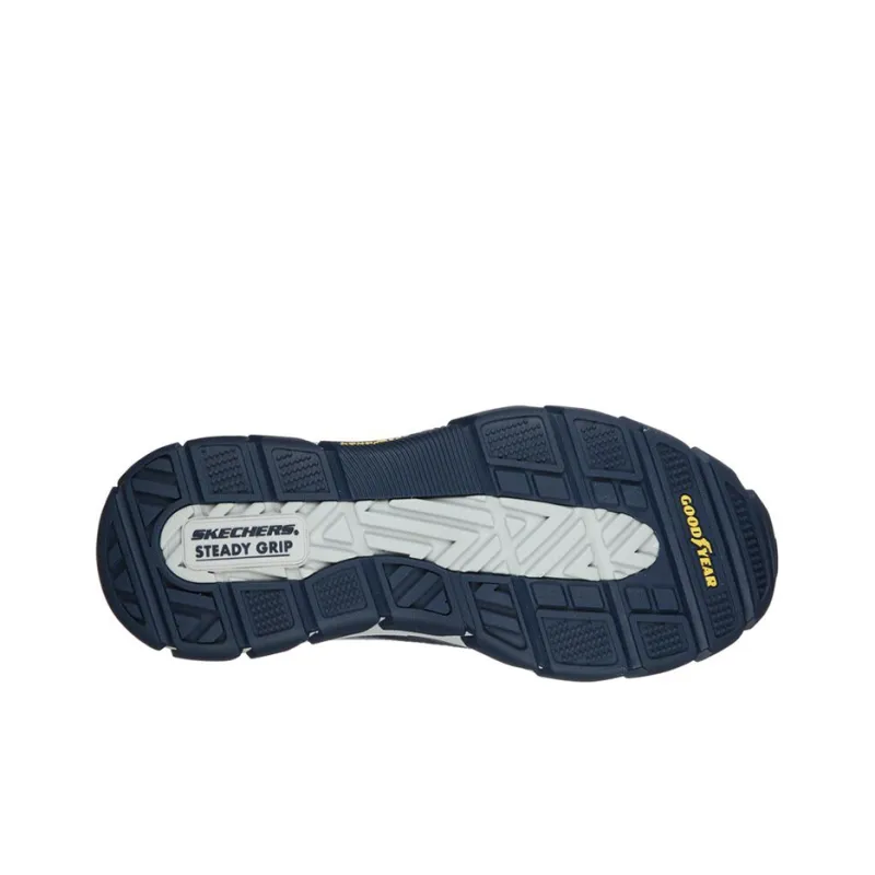 Skechers Respected Running Shoes Men Low-Top Marine Blue-4
