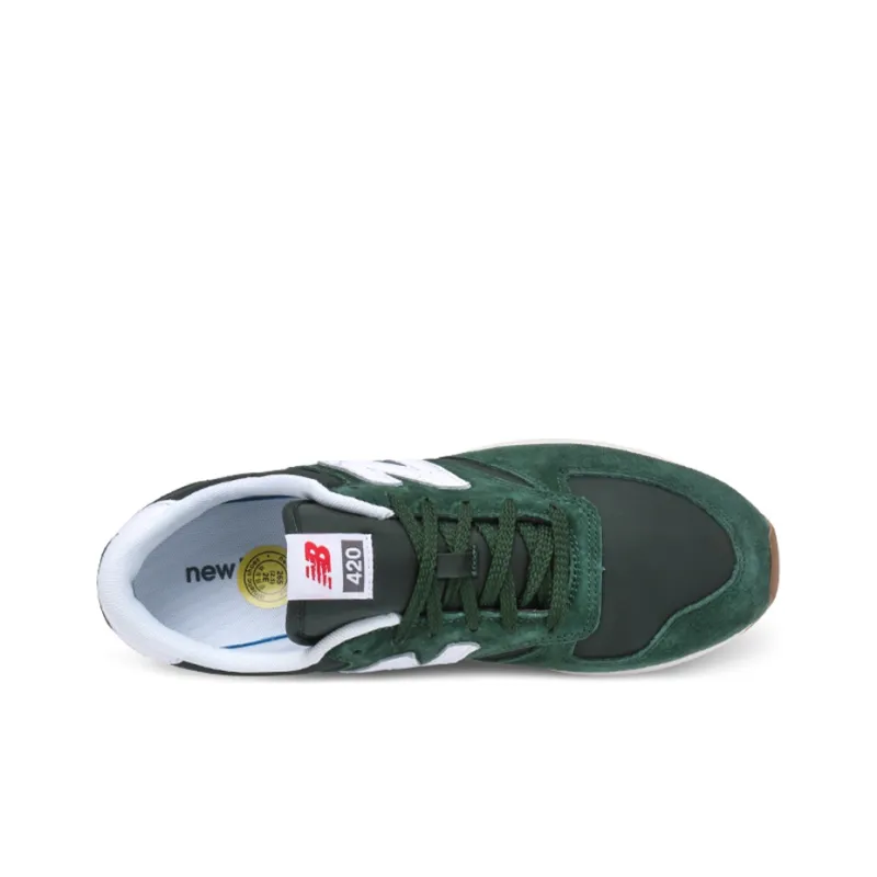New Balance 420 Re Engineered Green White-1
