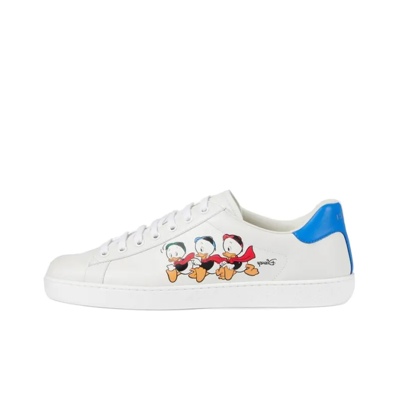 GUCCI Disney X GUCCI Ace 'Huey Dewey And Louie White'-0