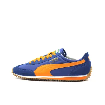 PUMA Whirlwind Classic Anti-Slip And Wear-Resistant Lightweight Low-Top Running Shoes Men's Blue Orange