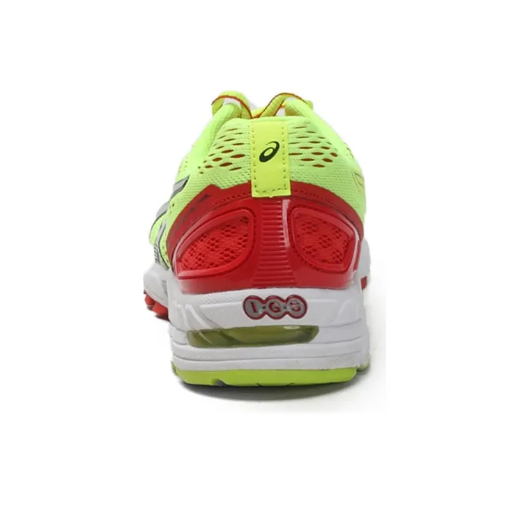 Asics Gel-DS Trainer 19 Anti-Slip And Wear-Resistant Breathable Low-Top Running Shoes Men's Neon Yellow Silver-3