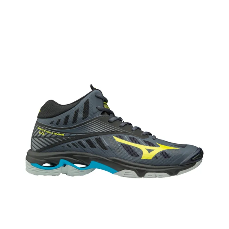 Mizuno Wave Lightning Z4 Running Shoes Unisex Mid-Top Black/Yellow/Blue-1