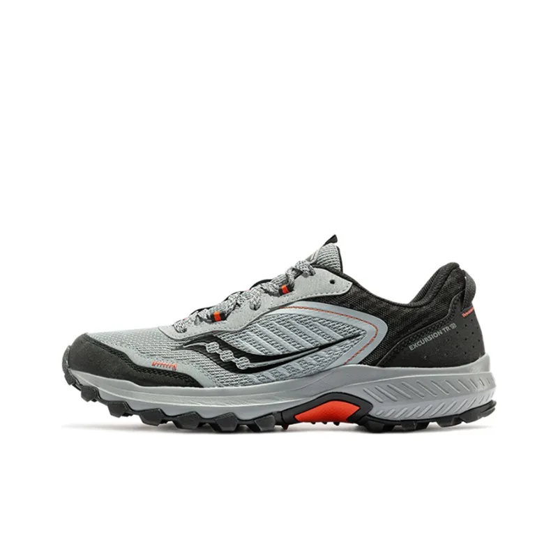 Saucony Excurison Running Shoes Men Low Top Gray/Orange-0